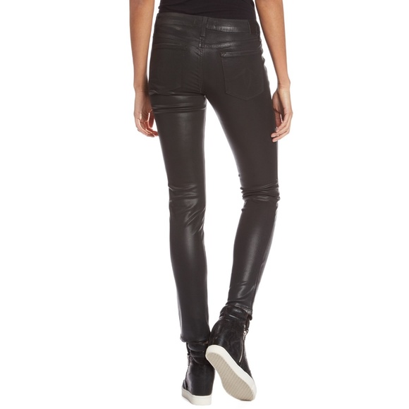 Level 99 Forever Black Liza Skinny Coated Jeans - Picture 6 of 6